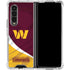 NFL Washington Commanders Flag Galaxy Z Fold4 5G Clear Case
